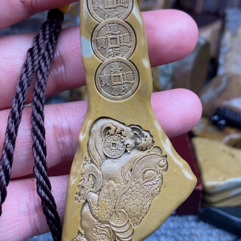 【闪购商品】原石雕刻手把件