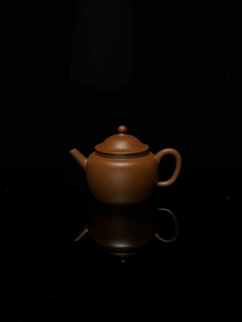 【笠帽老朱泥容量160cc】黄龙山原矿老朱泥精工半手制作宜兴紫砂壶