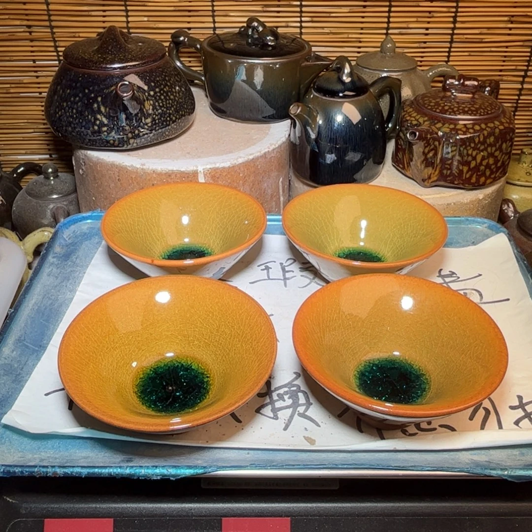 茶盏建窑建盏 微瑕作品