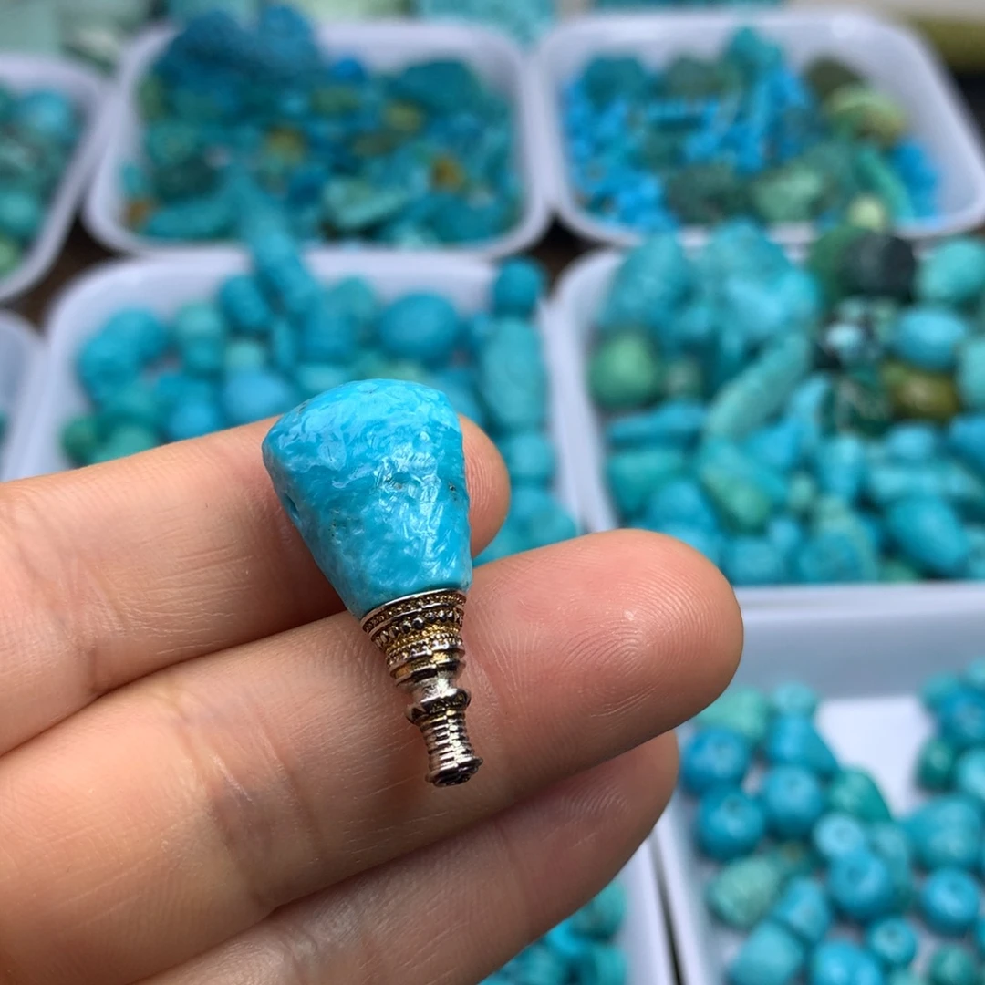 绿松石未镶嵌吊坠(不含链)