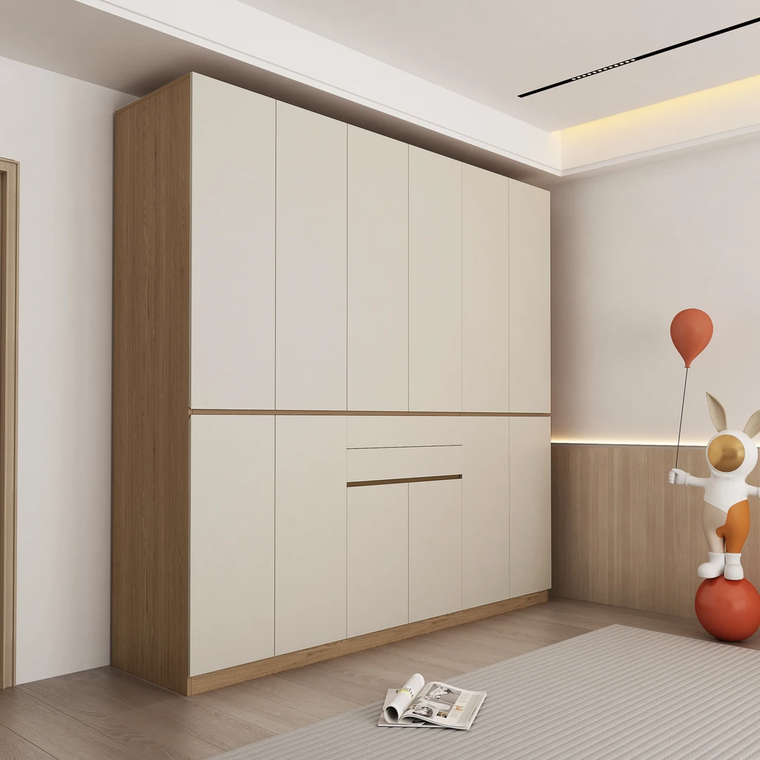 【老肉】尼尔森衣柜实木卧室家用现代简约大衣橱