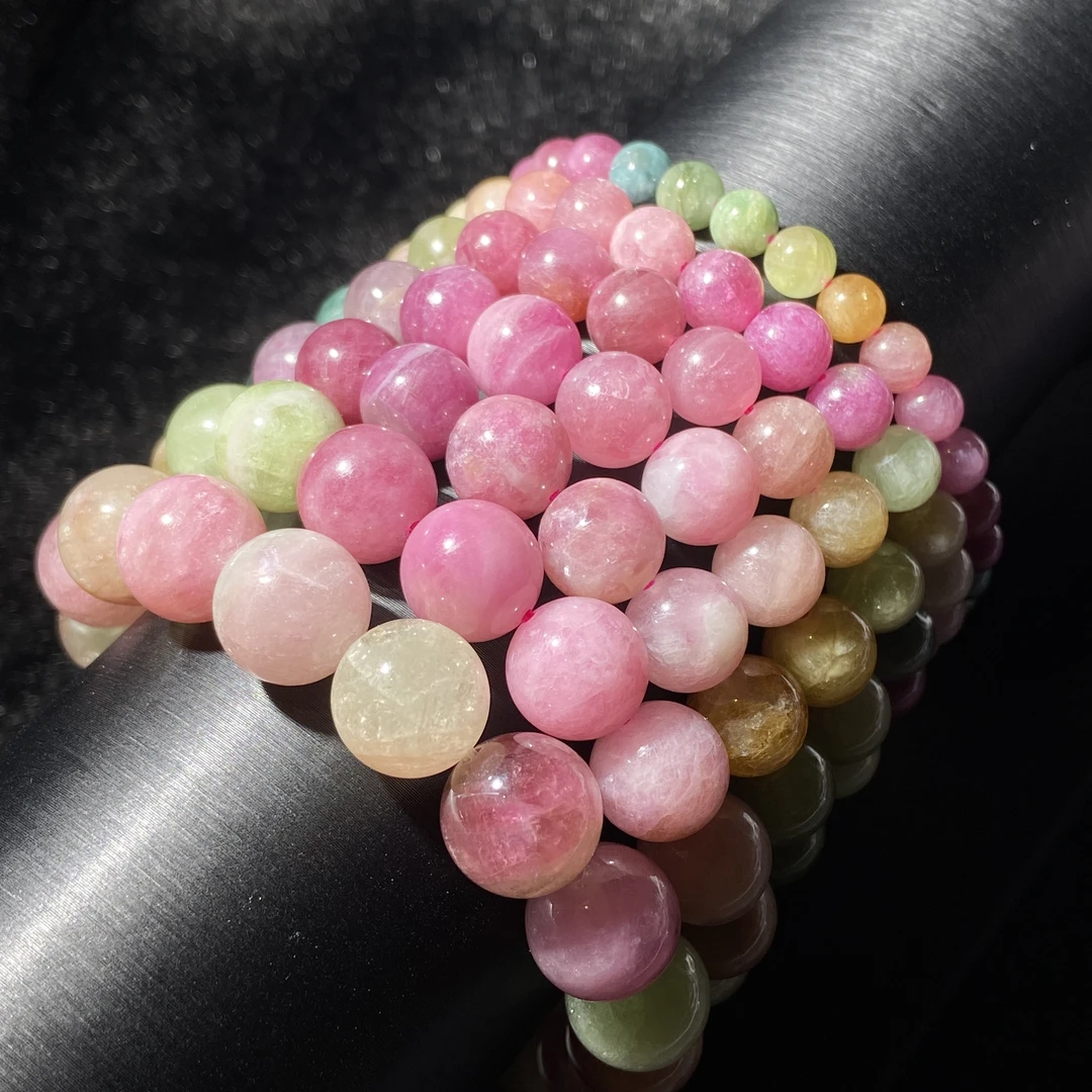 【星浩珠宝】碧玺手串8-10T144H373【多样性发一件】6mm-12mm可选