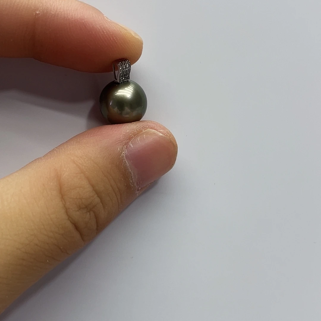 海水珍珠18K金镶嵌颈饰