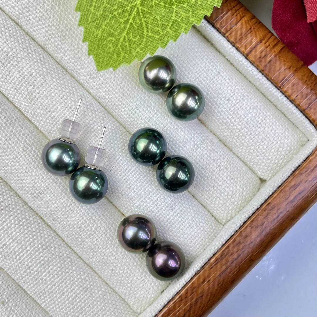 【小彤专属】【女神】海水大溪地珍珠耳钉18k金（多样性发货一）RY8155