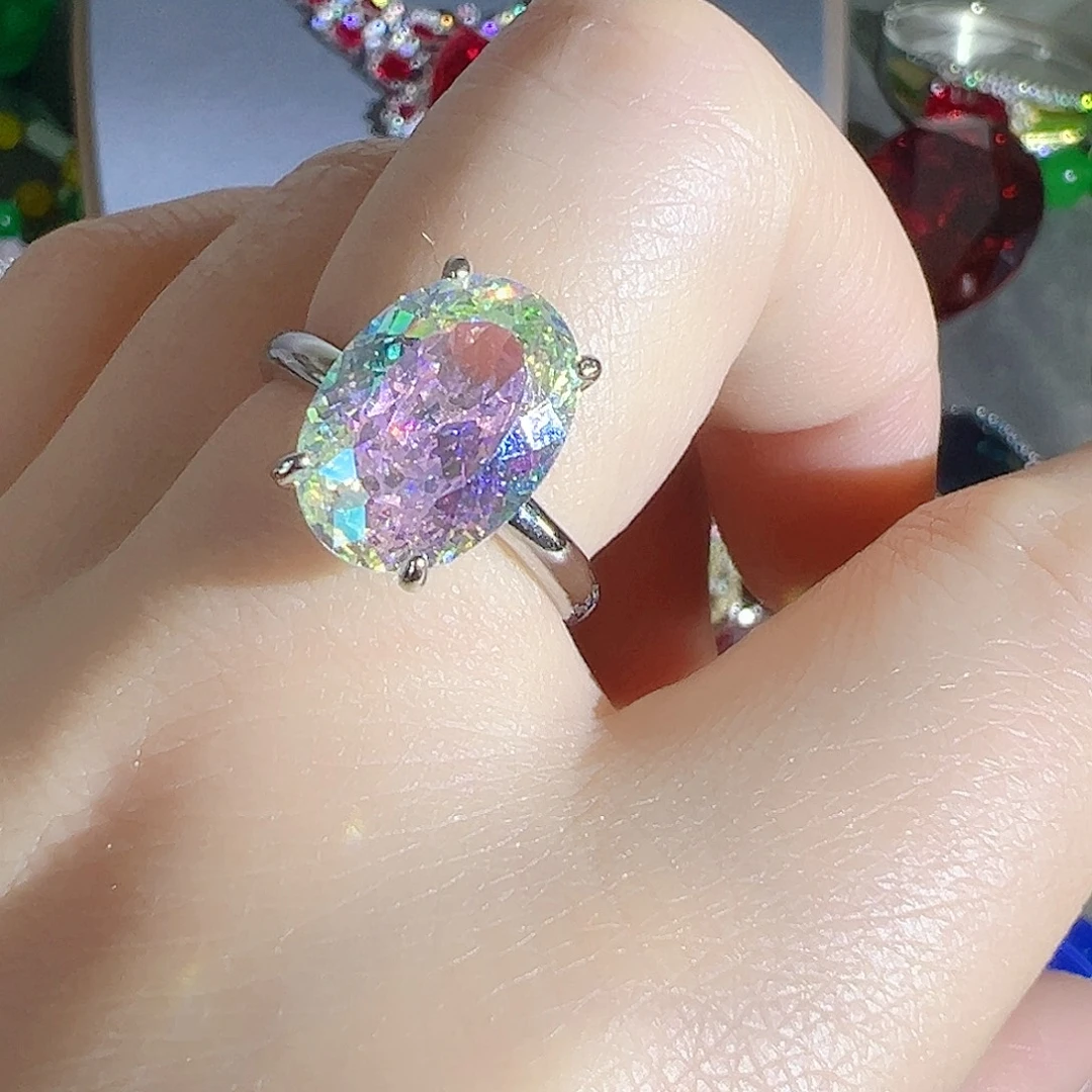 花岗石钨合金红色蓝色吊坠