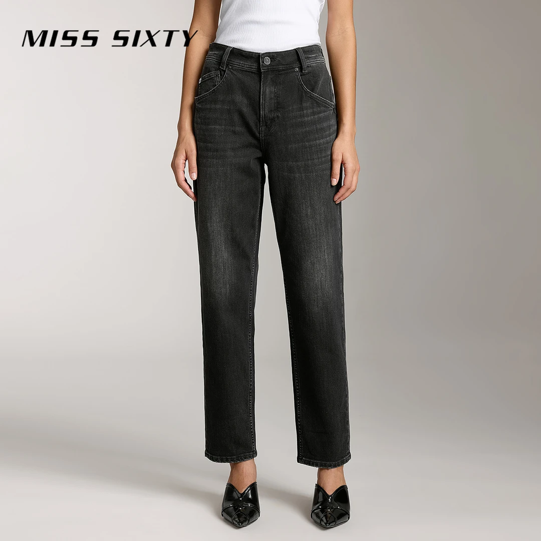 【进口牛仔面料】Miss Sixty牛仔裤女低腰九分萝卜裤