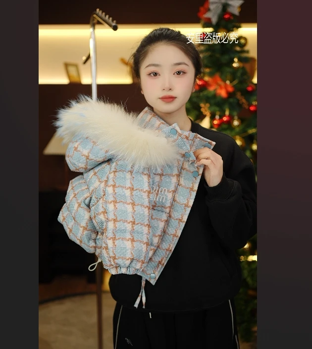 2025新款儿童加厚冬季百搭潮酷羽绒服洋气时尚连帽韩版24580