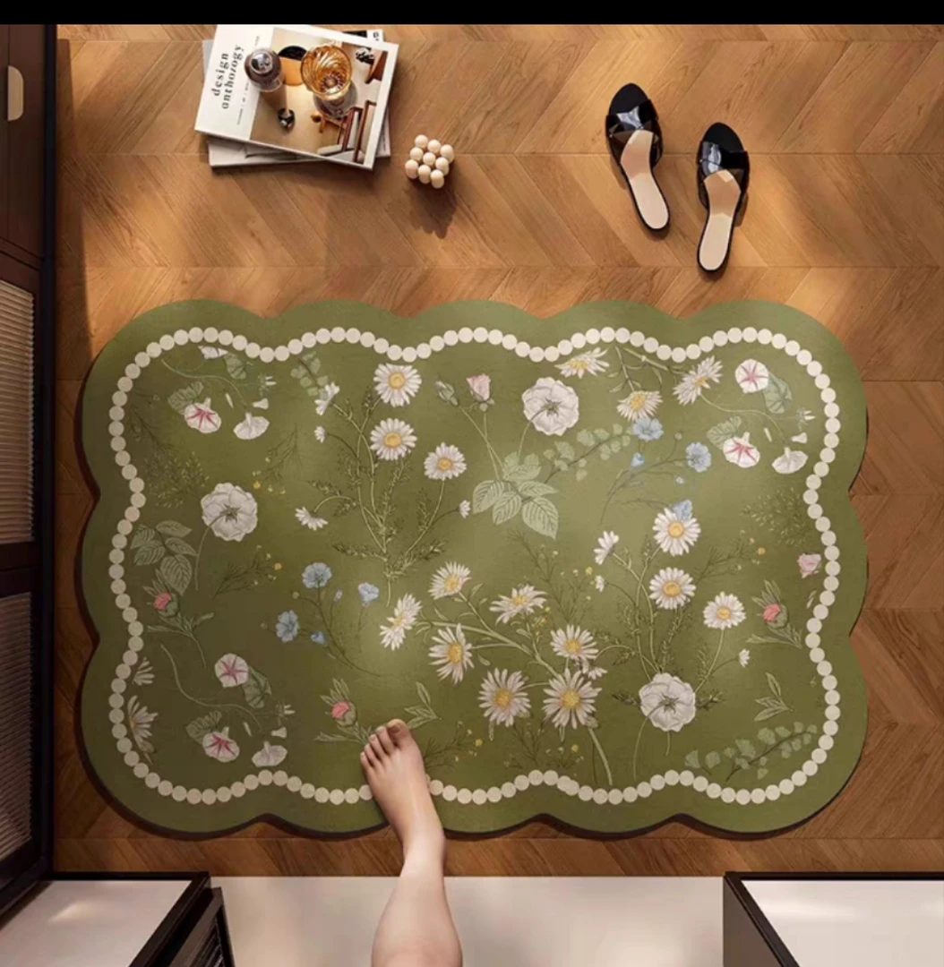 印象-188【60x90】硅藻泥浴室吸水防滑地垫卫生间门口家用洗手间