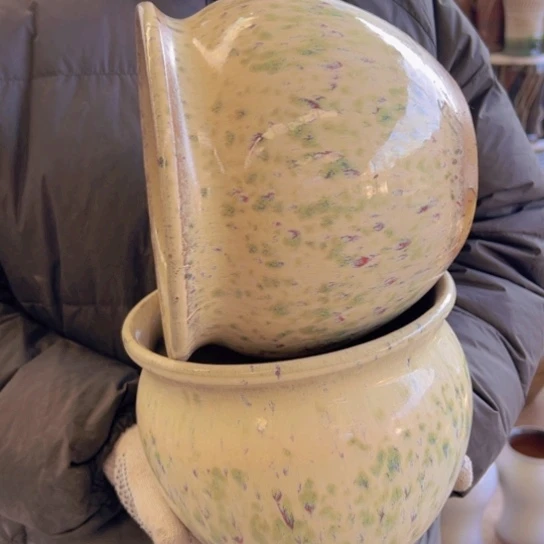 紫砂花盆高17口20————-