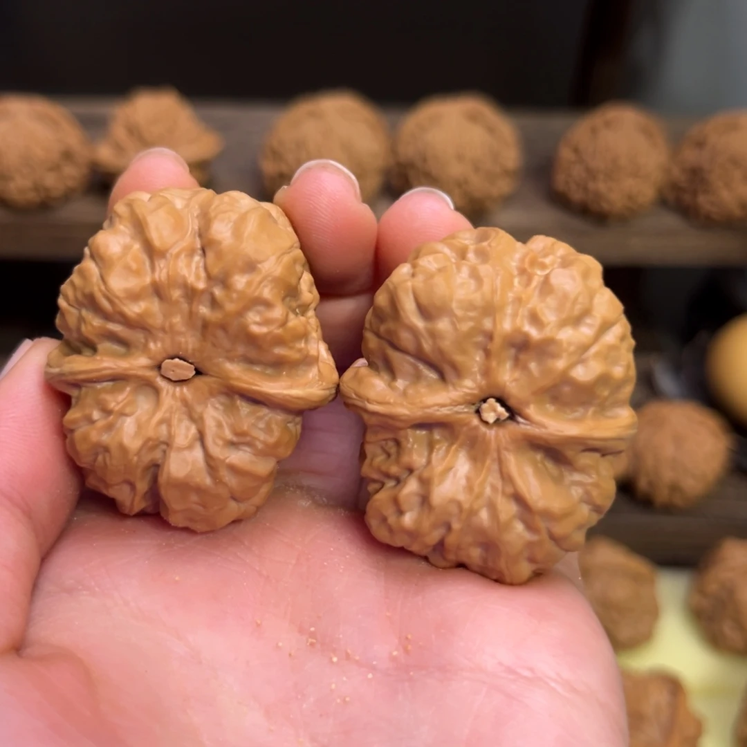 楊***暖文玩核桃把件s14蛙