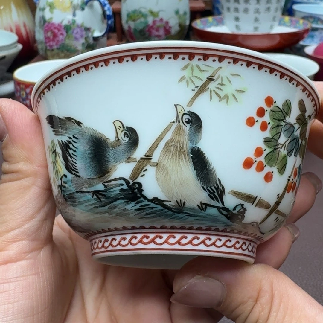 瓷片景德镇仿古手工制作精品展示