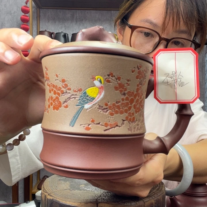 茶杯紫砂原矿紫砂杯