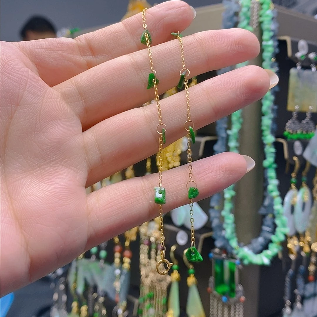 颈饰未镶嵌翡翠翡翠