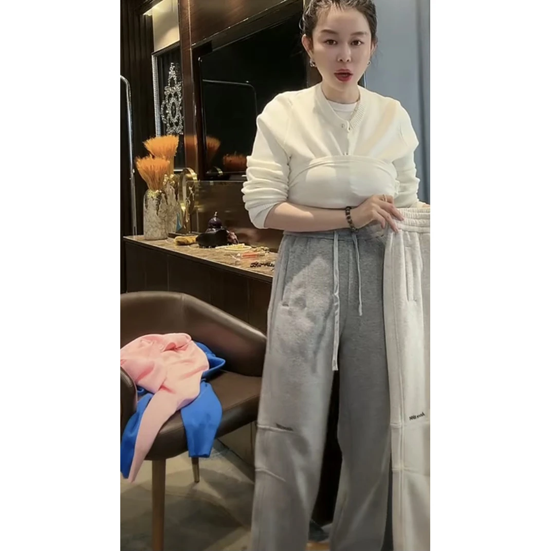 秋季新款卫裤女百搭韩版时尚宽松休闲裤哈伦小脚裤