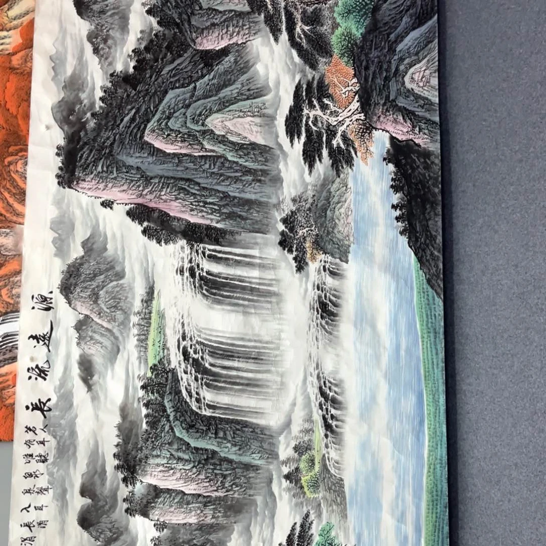 国画国画作品老师手绘