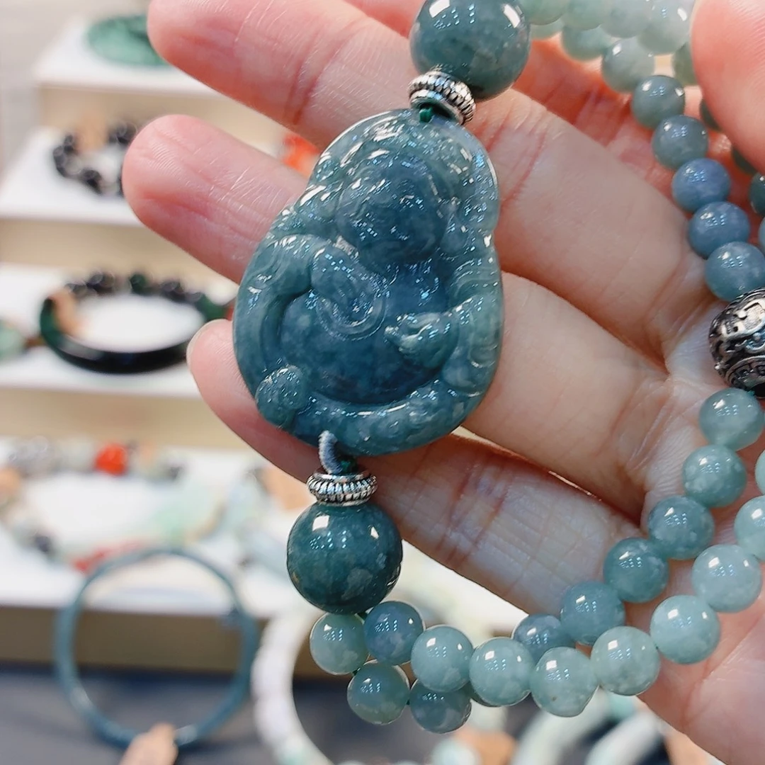 翡翠未镶嵌手链手串