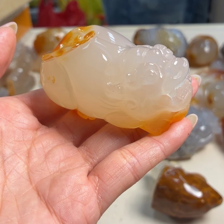 玛瑙/玉髓未镶嵌吊坠(不含链)