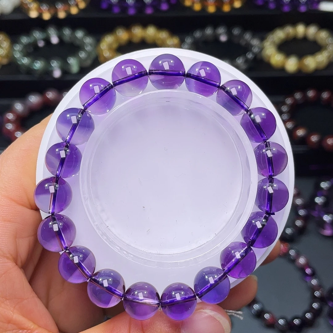 未镶嵌手链水晶巴西紫水晶