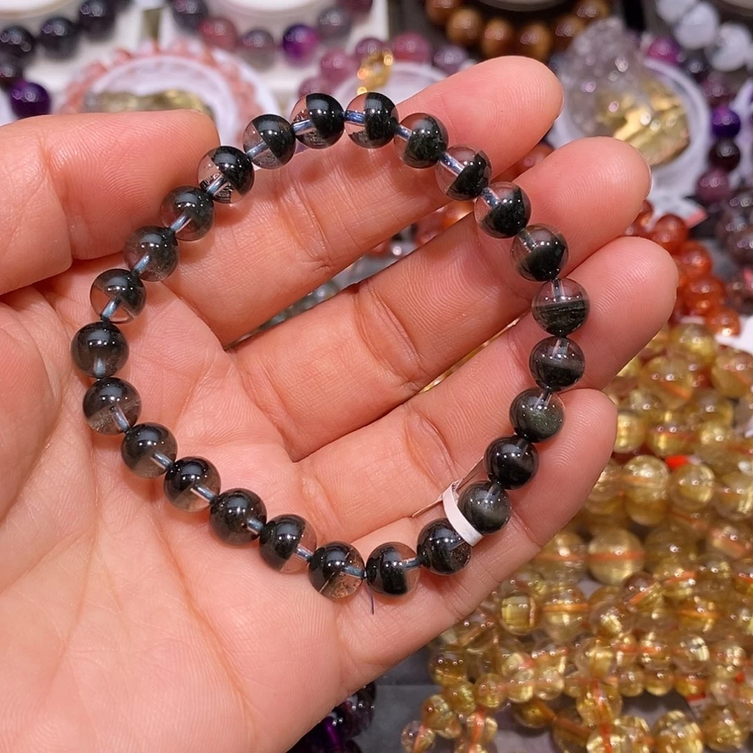 未镶嵌手链水晶绿幽灵7:8