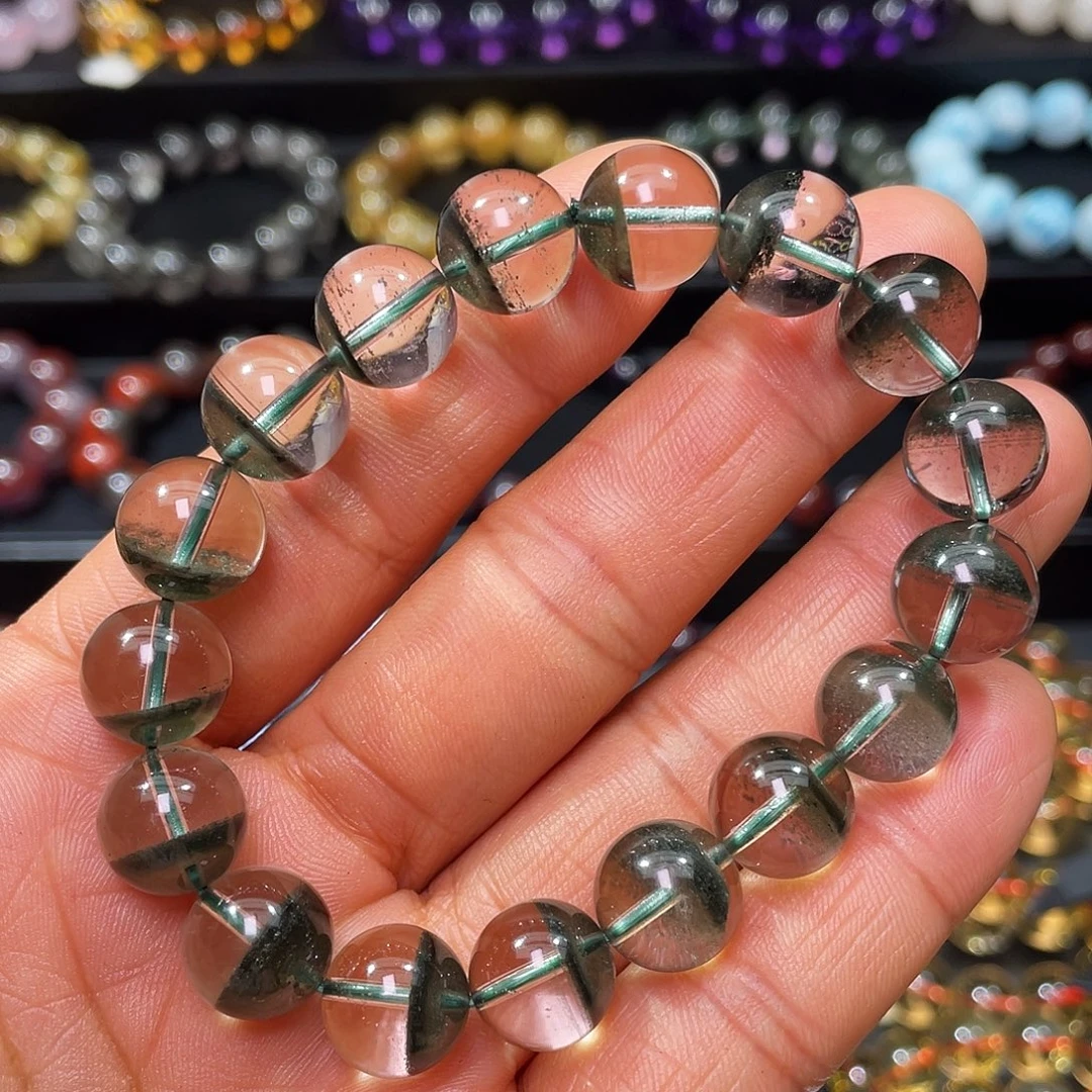 未镶嵌水晶手链绿幽灵手链