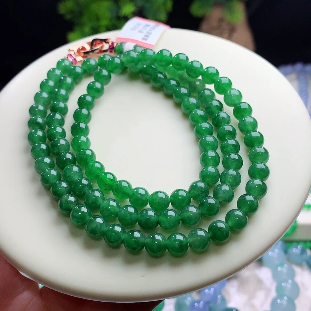 项链未镶嵌翡翠卡6mm