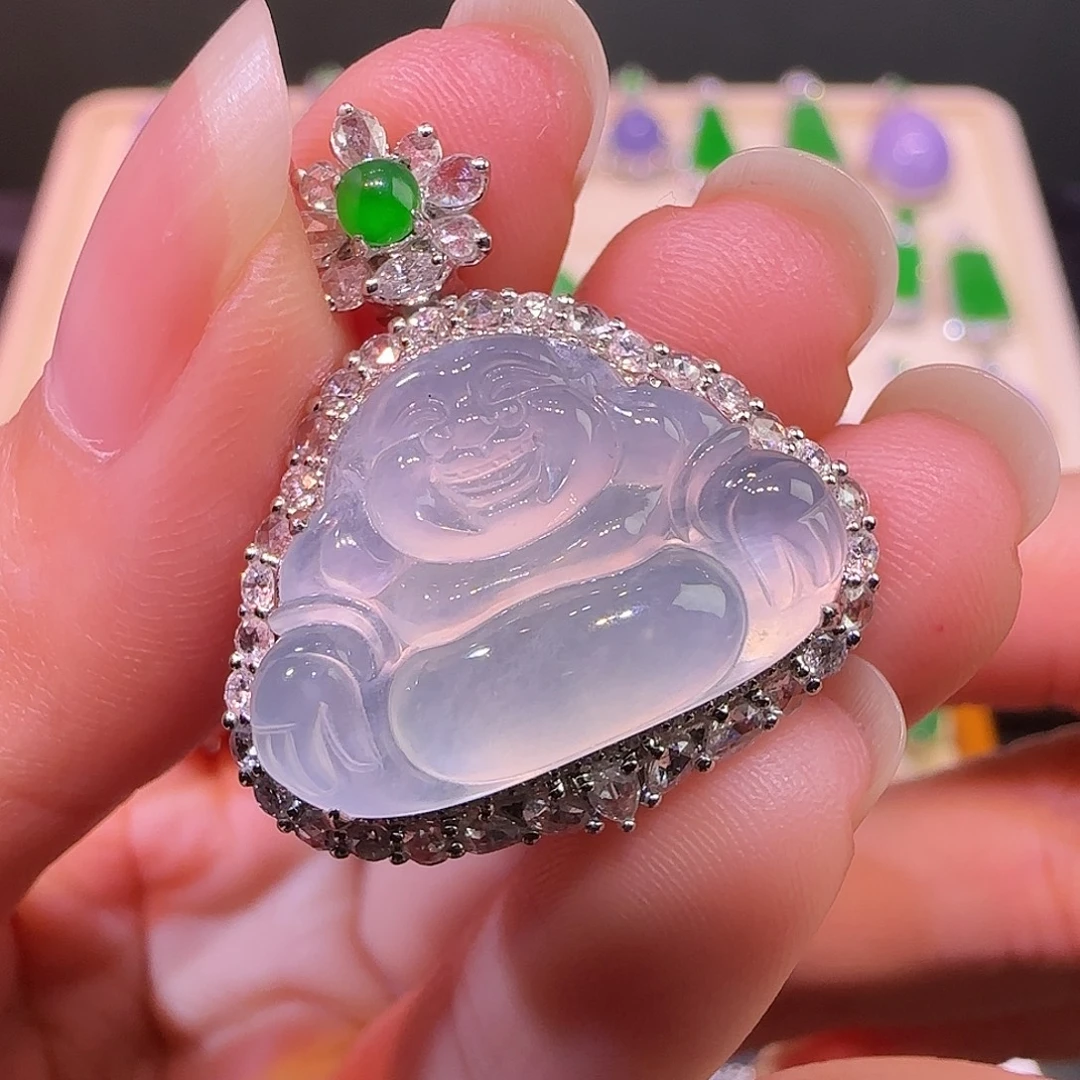 翡翠18K金镶嵌戒指