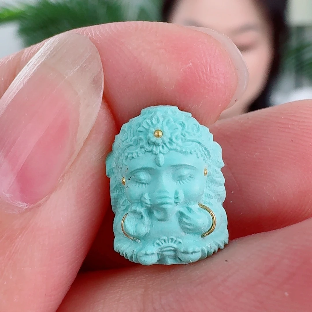 未镶嵌绿松石珠宝奇石