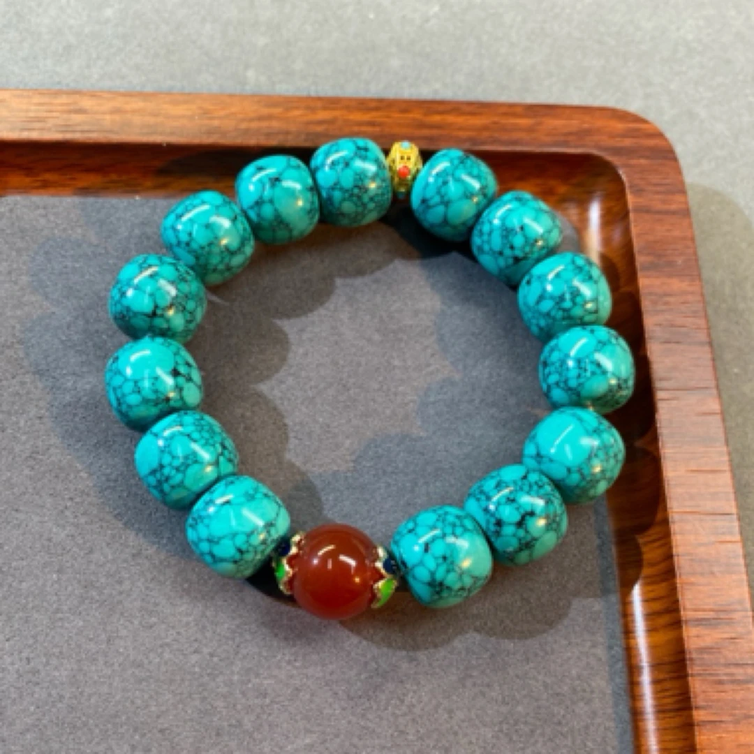 【全场清仓】14mm老型蓝色手串079