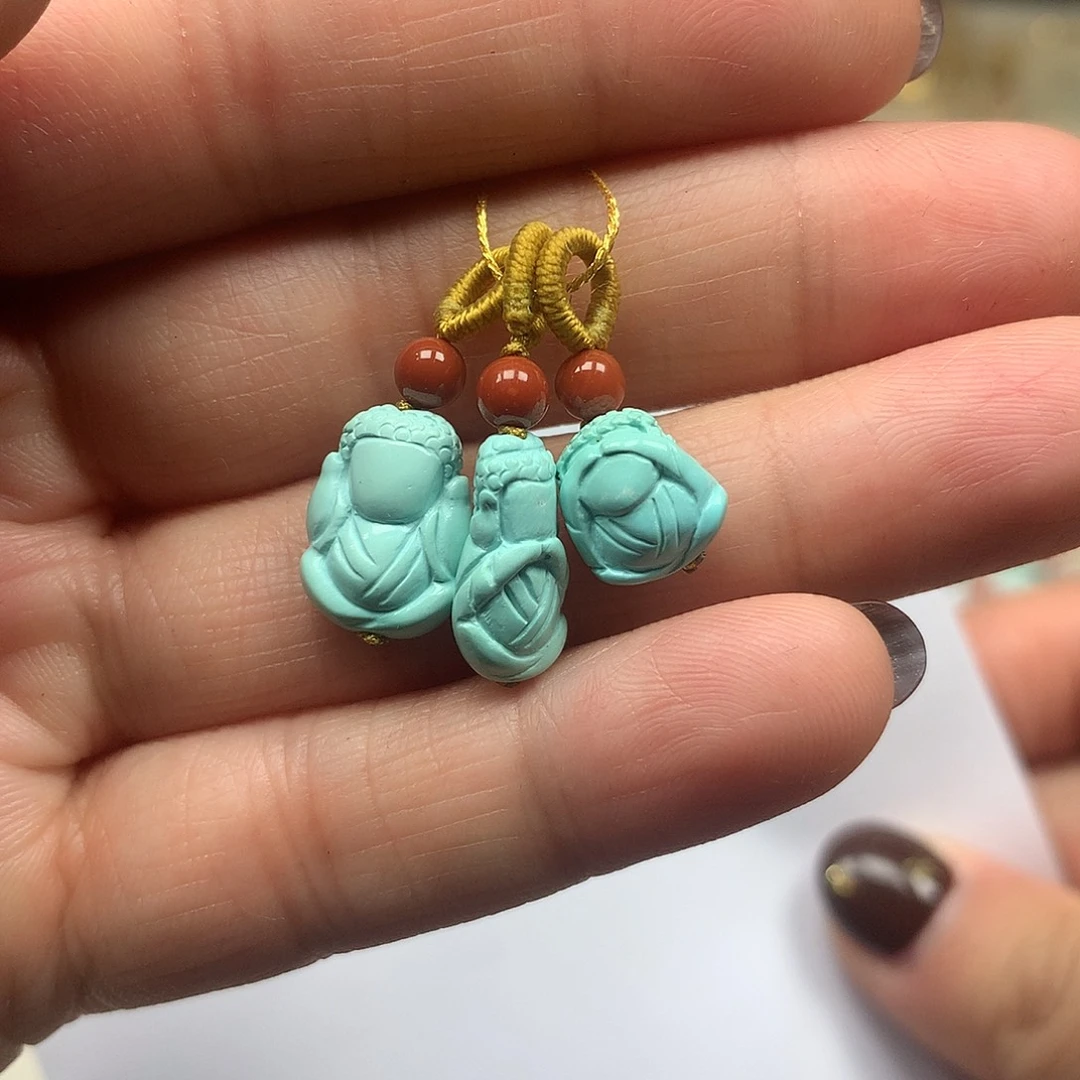 绿松石未镶嵌配饰