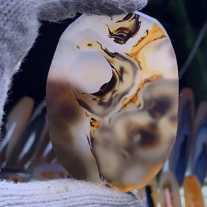 玛瑙/玉髓颈饰未镶嵌170