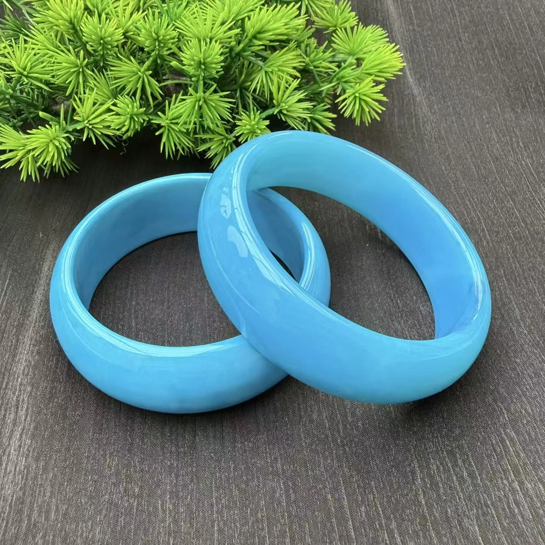 【杰少珠宝】宇宙星辰天空之石玛瑙蓝手镯(多样性发其一）