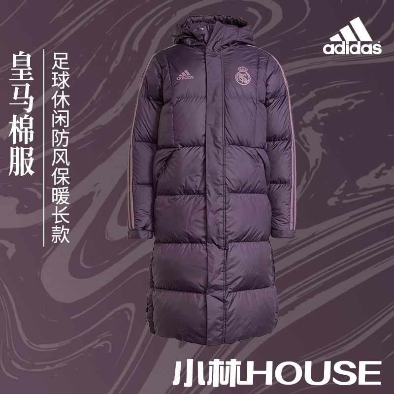 小林 house足球城：Adidas/阿迪达斯皇马长款防风保暖 外套 IT3783