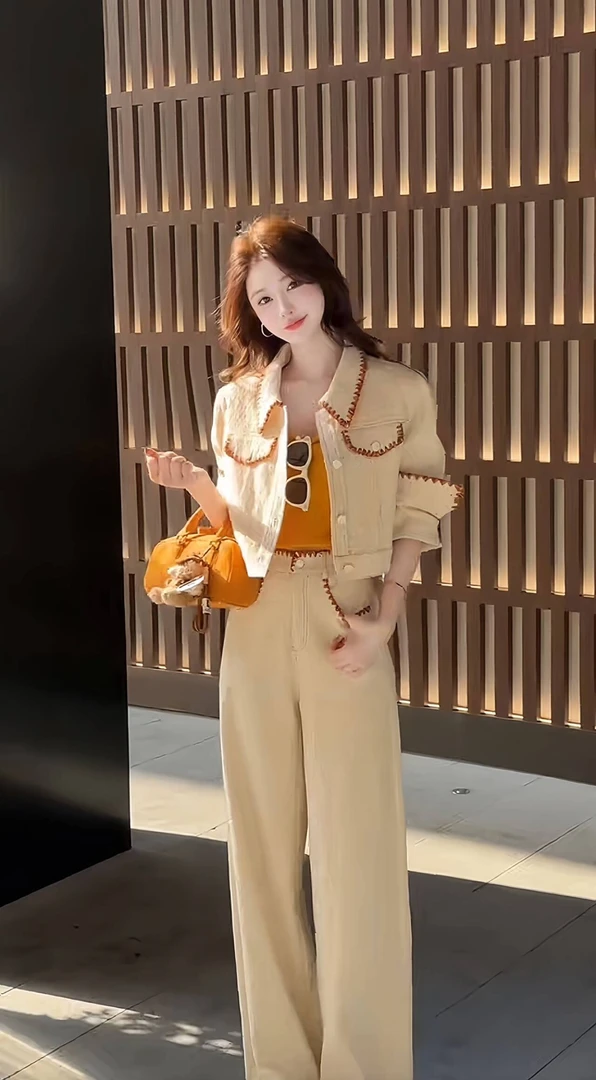 西恩定制●（矜贵coco）秋季轻奢重工套装女