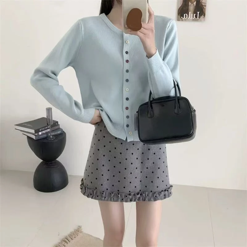 【牛哥严选】时尚百搭开衫针织8316