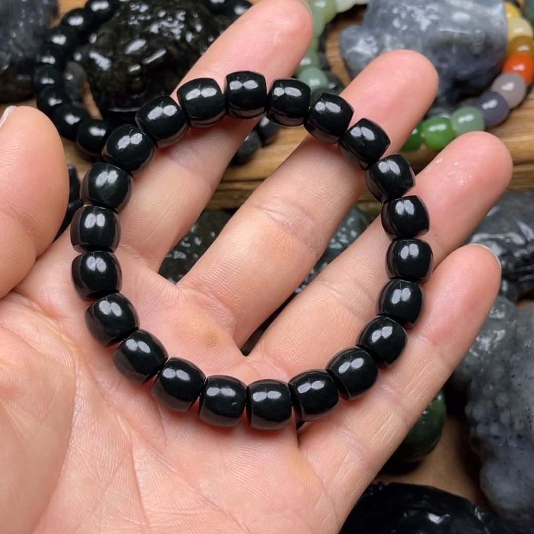 和田玉和田玉手串10mm珠未镶嵌情****）