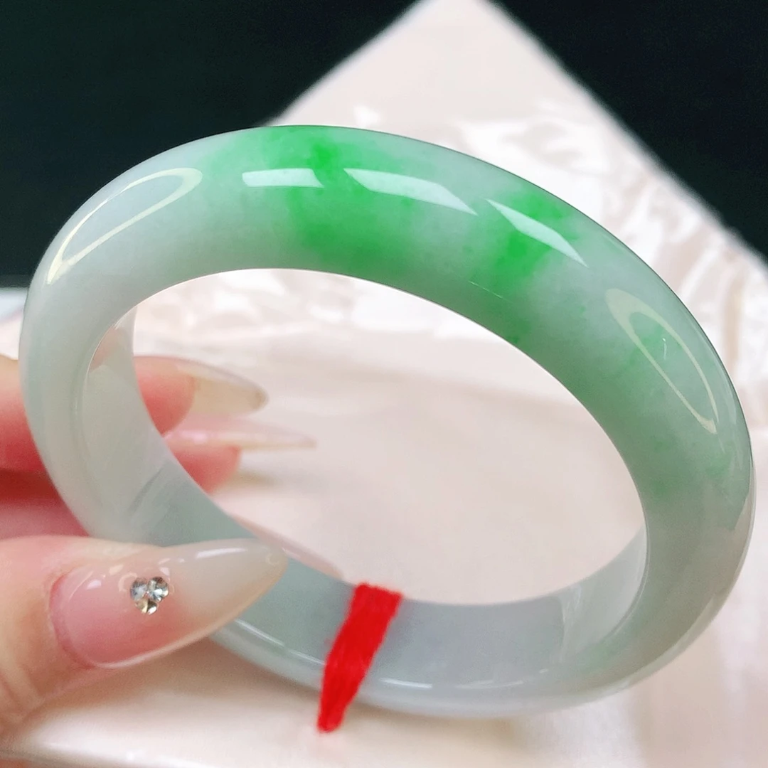 翡翠未镶嵌手镯天然翡翠8223