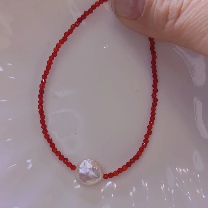 淡水珍珠手绳合金