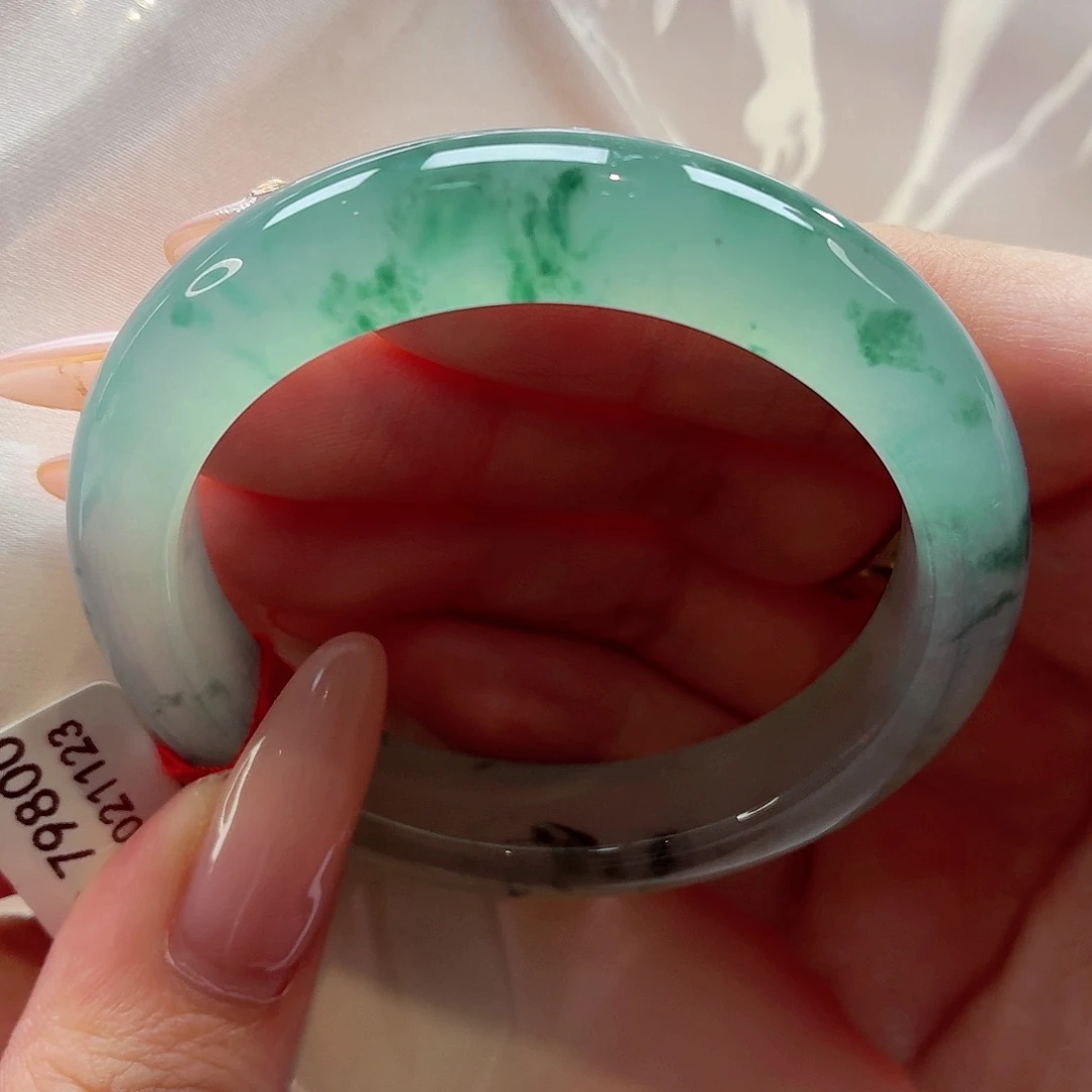 翡翠未镶嵌手镯22（17号）