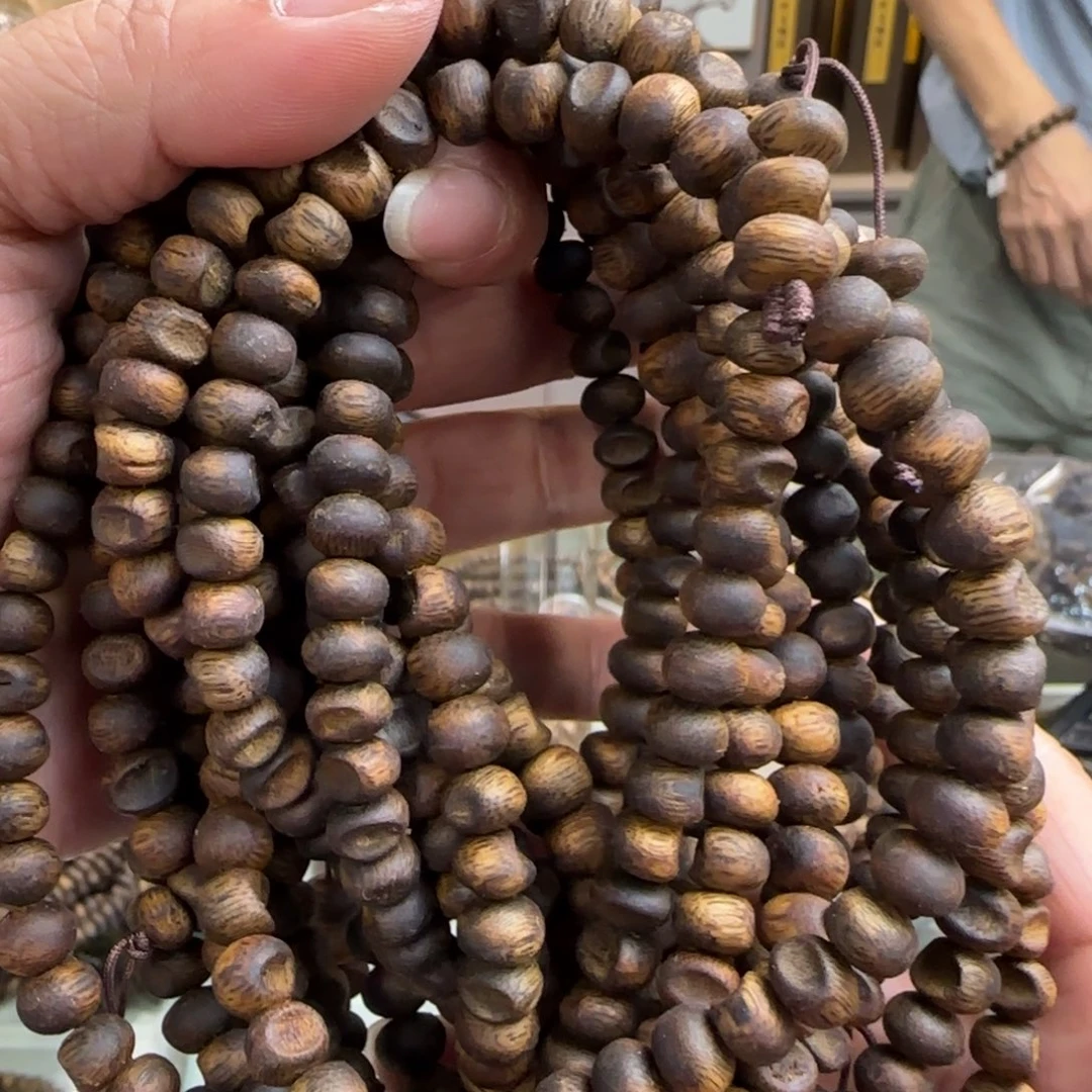 沉香手串多样性发1条包头紫棋高货18克