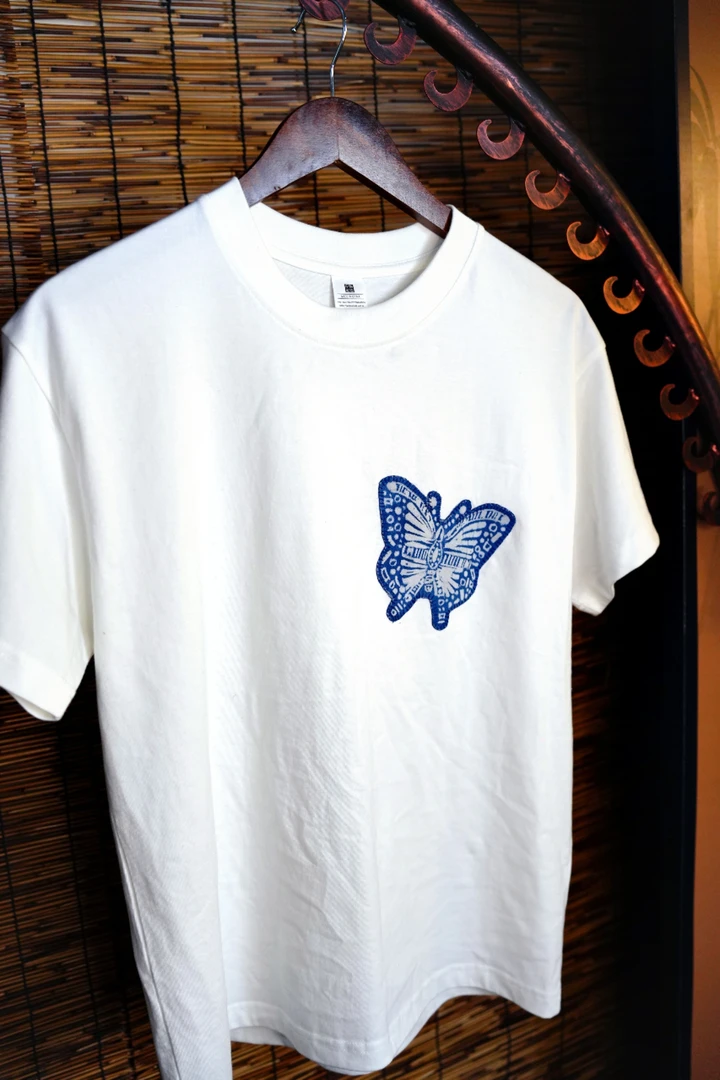 贵州苗族手工白色百搭个性特色短袖