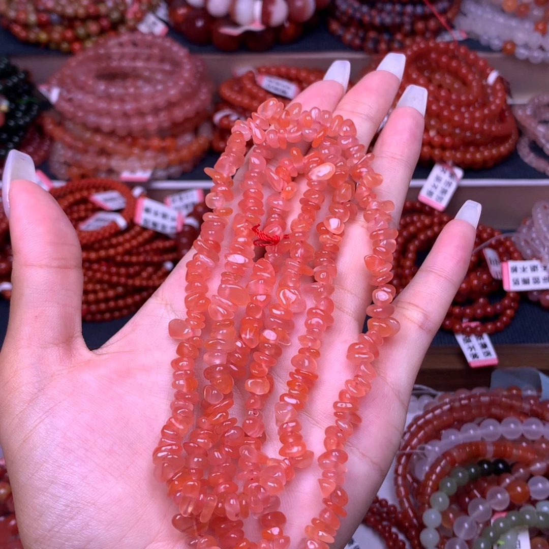 未镶嵌手链南红玛瑙17号卡5四圈