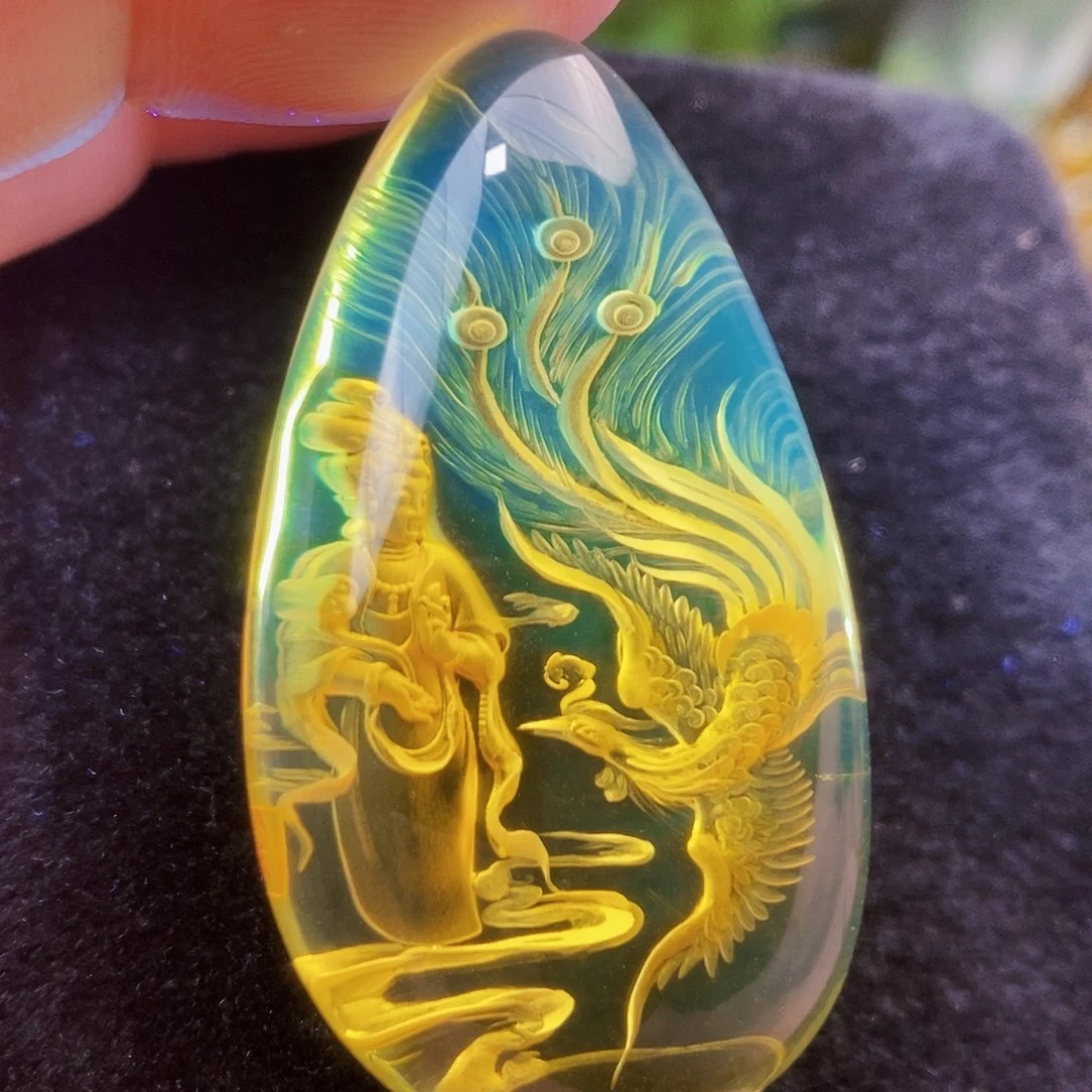 【闪购商品】金珀吊坠(不含链)未镶嵌