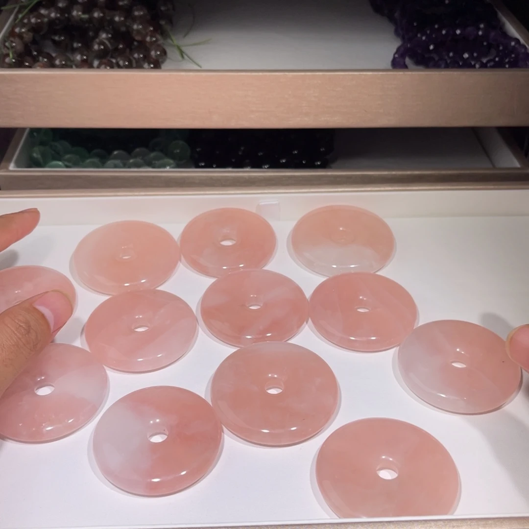 水晶未镶嵌手链粉水晶013