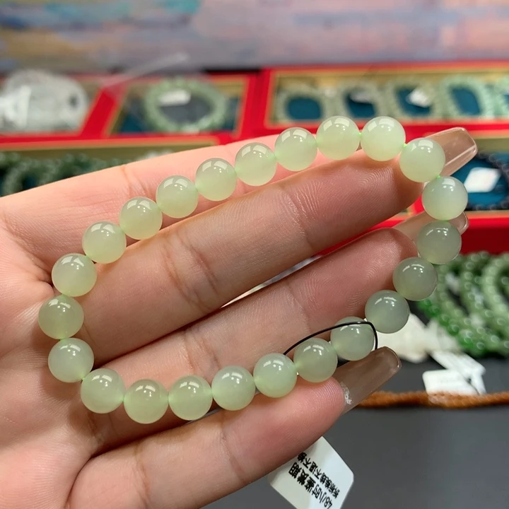 和田玉手串未镶嵌