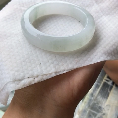 土***东石英质玉（金丝玉）手镯未镶嵌加工定制
