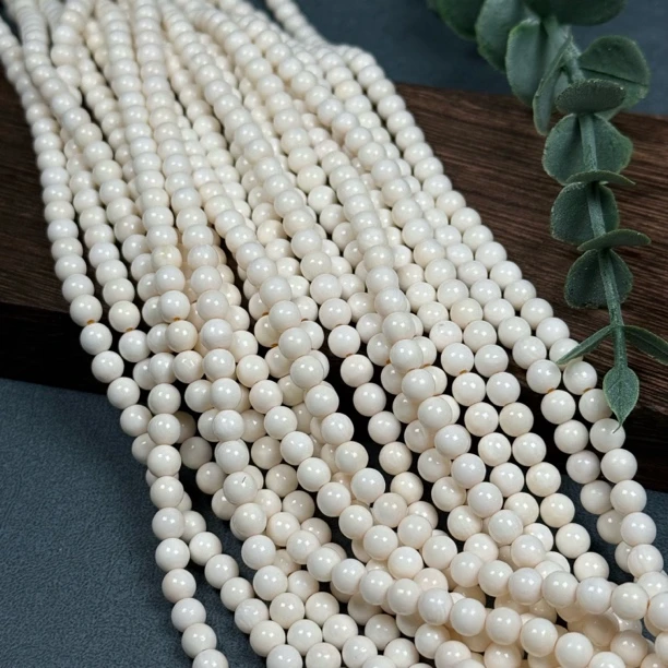 C066-1天然猛犸 小米珠5mm随机一条 支持鉴定假一罚十