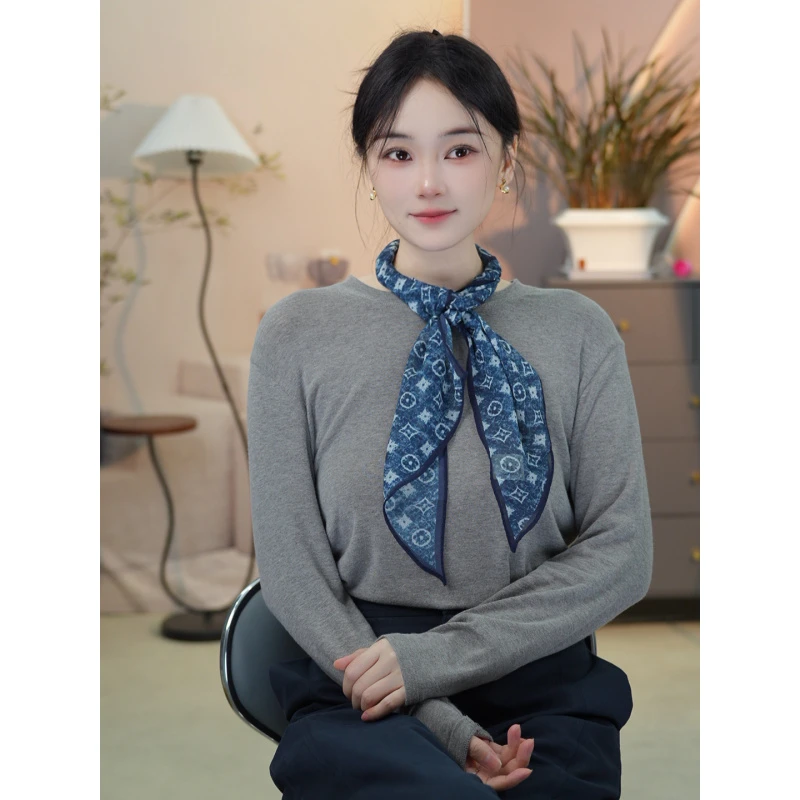 p13 【克莱因蓝】 乔其纱17*130左右精致小飘带