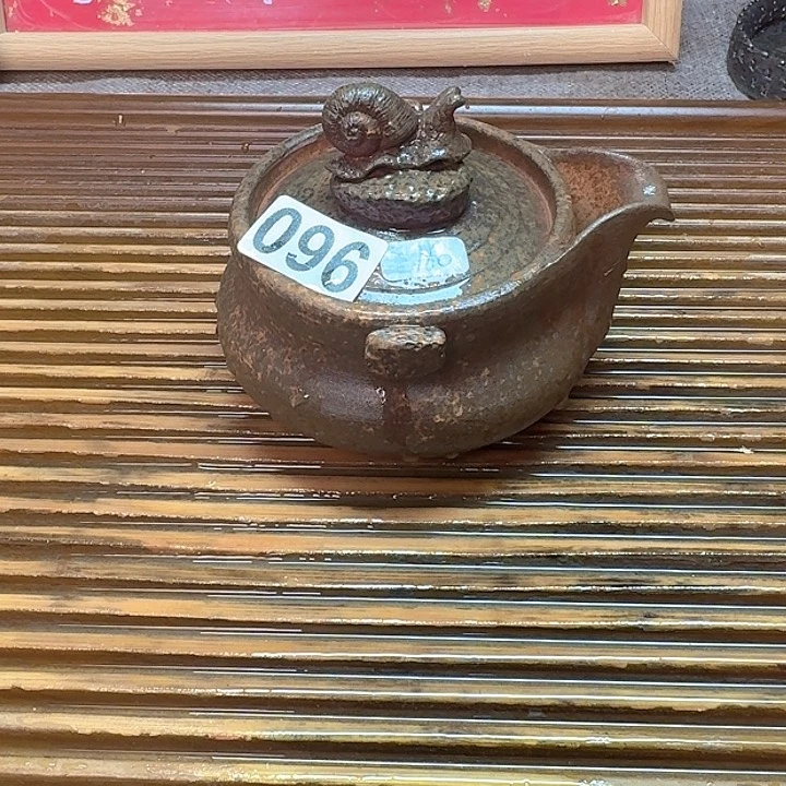 纯手工制作粗陶茶具