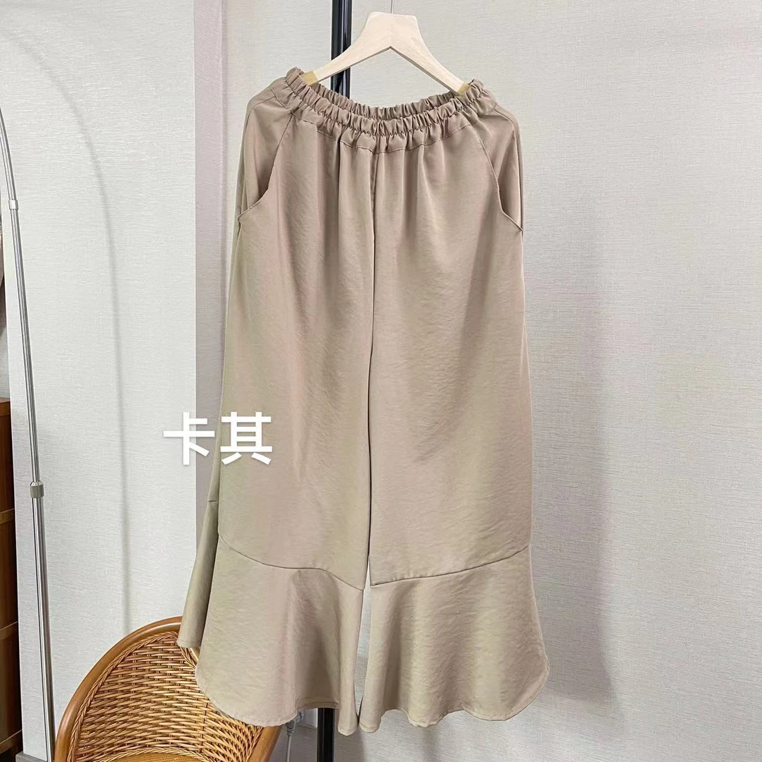 续吉出品52三色设计感裤子