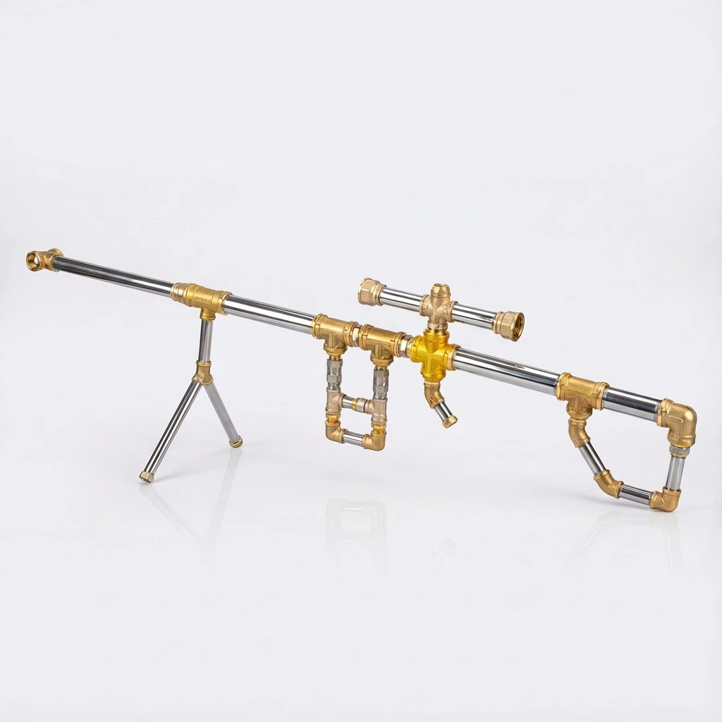 【新年礼物】五金摆件巴雷特M4A1突击步枪AK47重组AR15S步枪组